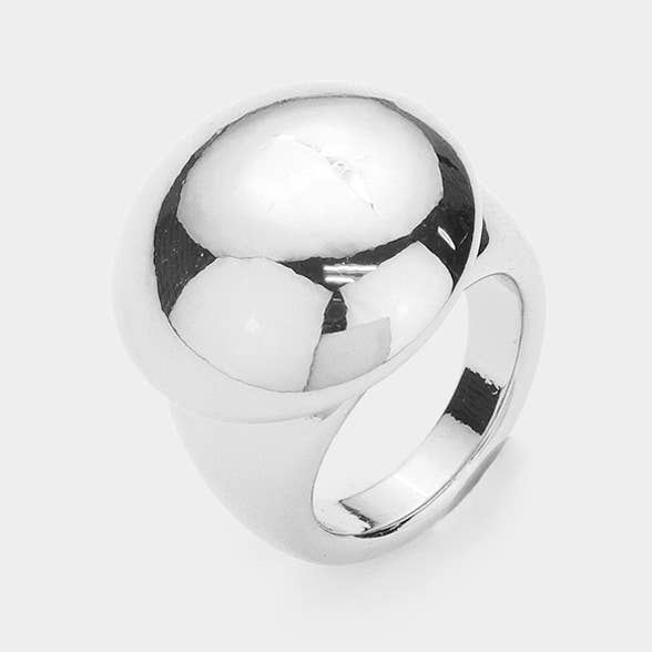 Sensibling Corp. - Wholesale Cocktail/Statement Ring - Metal Bold Dome Statement Ring1