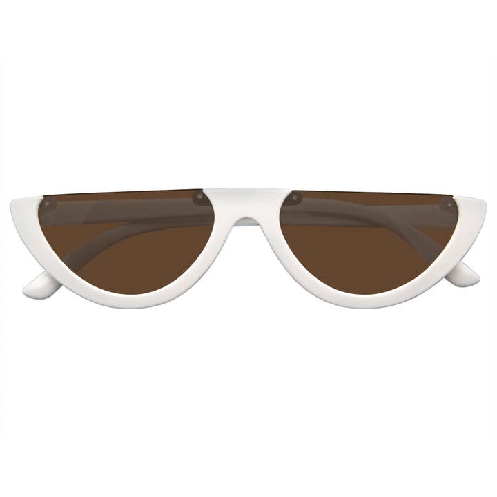 Emblem Eyewear - Wholesale Zonnebril - Dames - Clout bril Cat Eye zonnebril Vintage half mod stijl