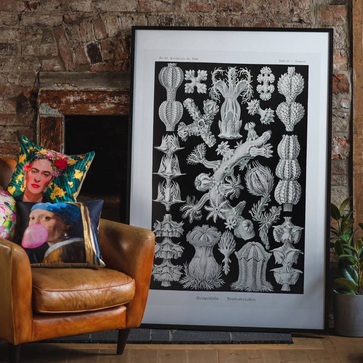 Ink & Drop – Großhandel Kunstdruck – Korallen Schwarz-Weiß-Antik-Print3