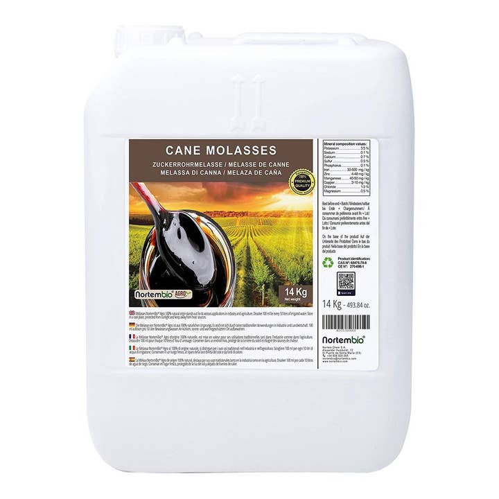 Cane Molasses 14 Kg. 100% Natural. for wholesale by NORTEM BIOTECHNOLOGY GROUP