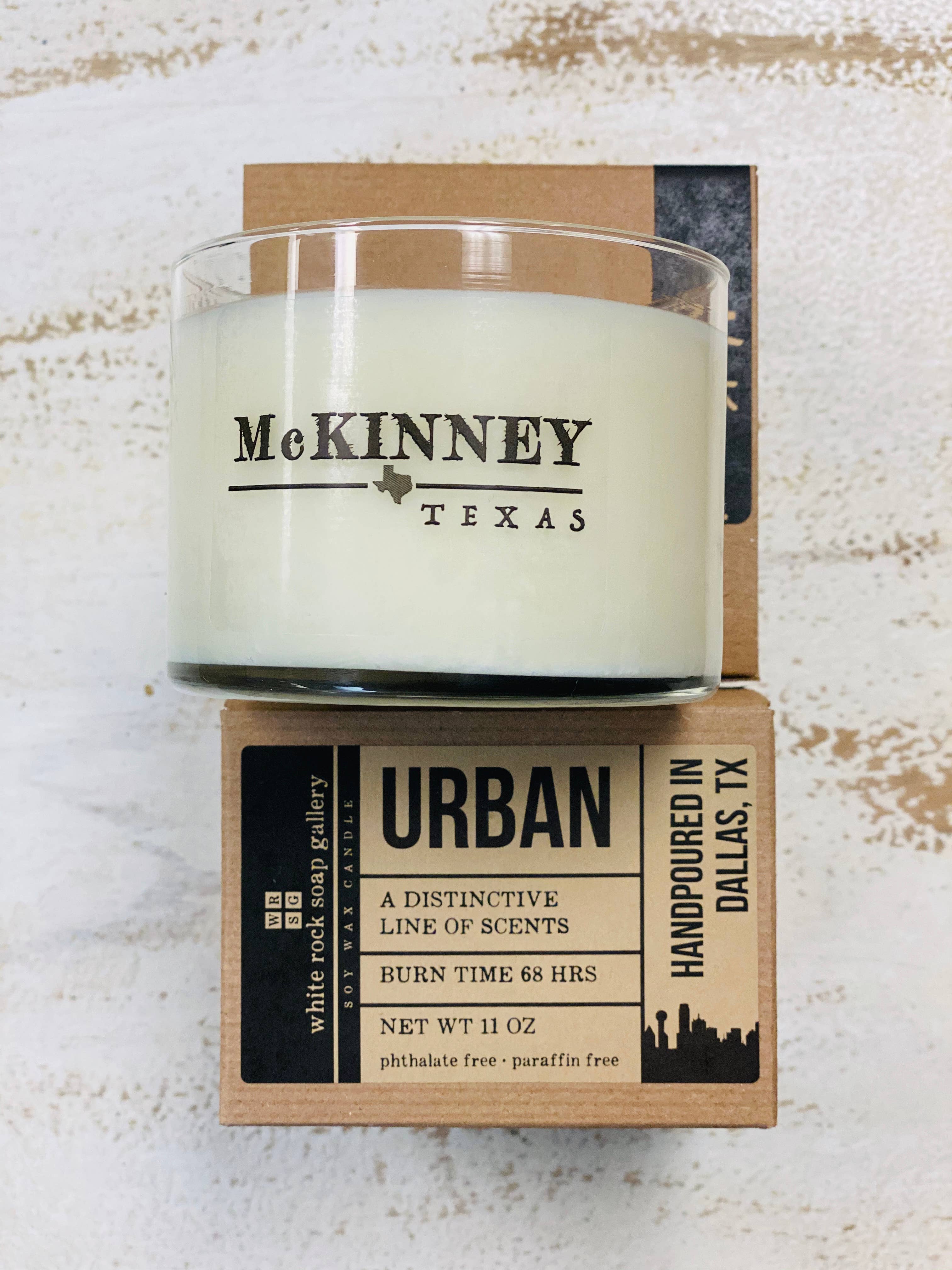 White Rock Soap Gallery - Wholesale Jar/Filled Candle - Soy Wax Candle Urban Collection21