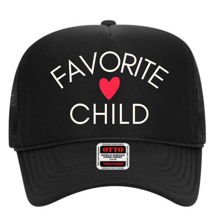 Favorite Child Mid Profile Trucker Hat for wholesale by The Après Allstars