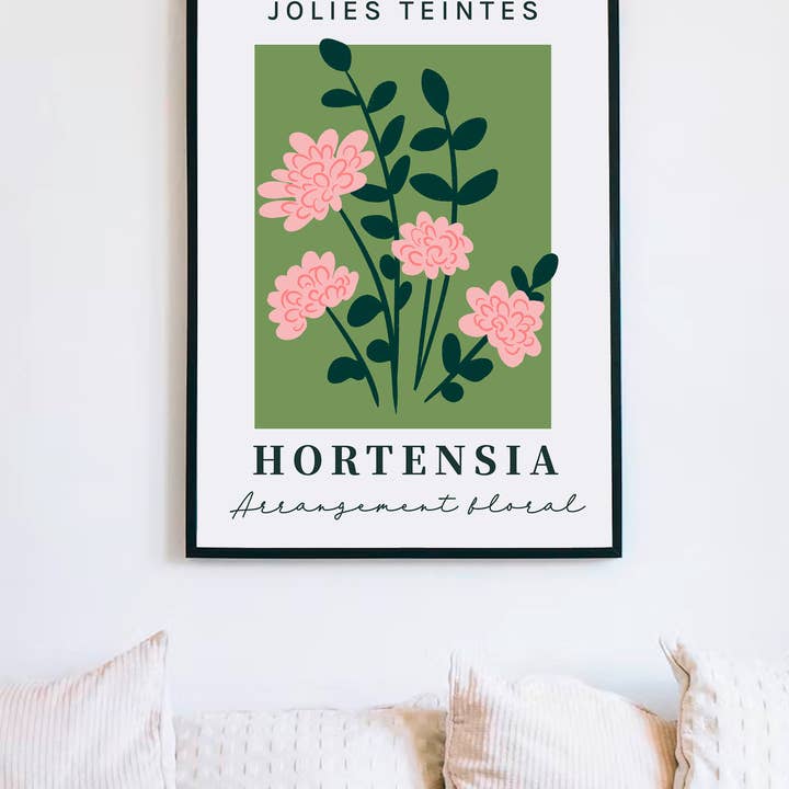 Graphijoy - Wholesale Poster - Hortensia floral poster3