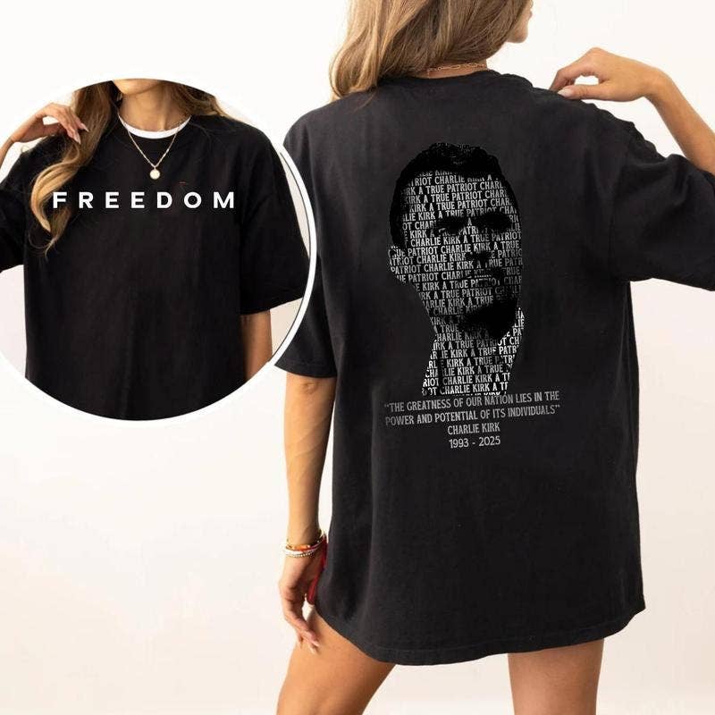 Glaime - Wholesale T-Shirt (Graphic) - Unisex - Charlie Kirk Comfort Colors Shirt, Stand For Charlie Sweater0