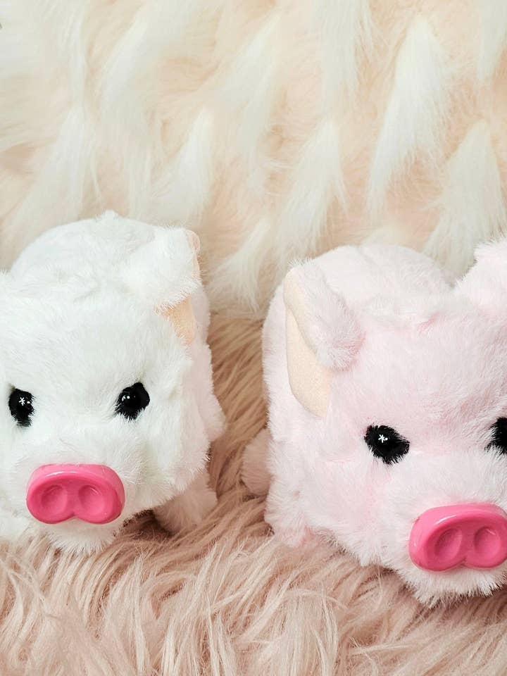 Cute Cuddly Pig, confezione assortita da 12 pezzi per la vendita all'ingrosso da parte di Family 8 Toy Company