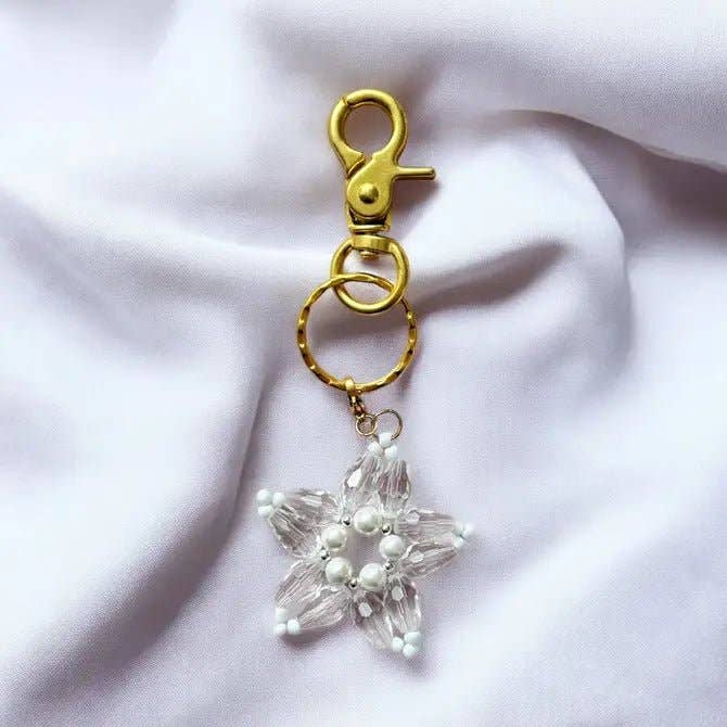 OE! - Wholesale Keychain - Women's - GOLDEN KEYCHAIN WITH SNOWFLAKE CHARM - keychain0