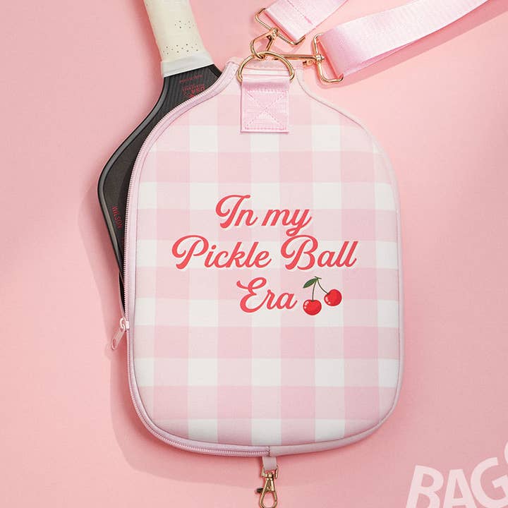 In My Pickleball Era Cherry Pickleball Paddle Case Bag for wholesale by Sensibling Corp.