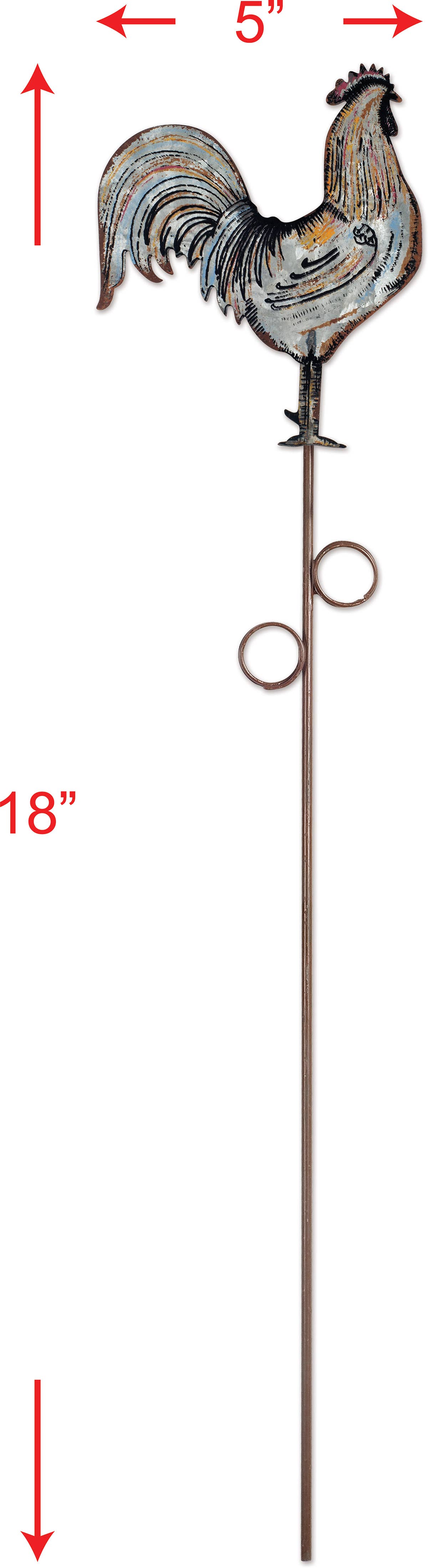 Sunset Vista Designs - Wholesale Garden/Lawn Stake - Rooster Plant Pick1