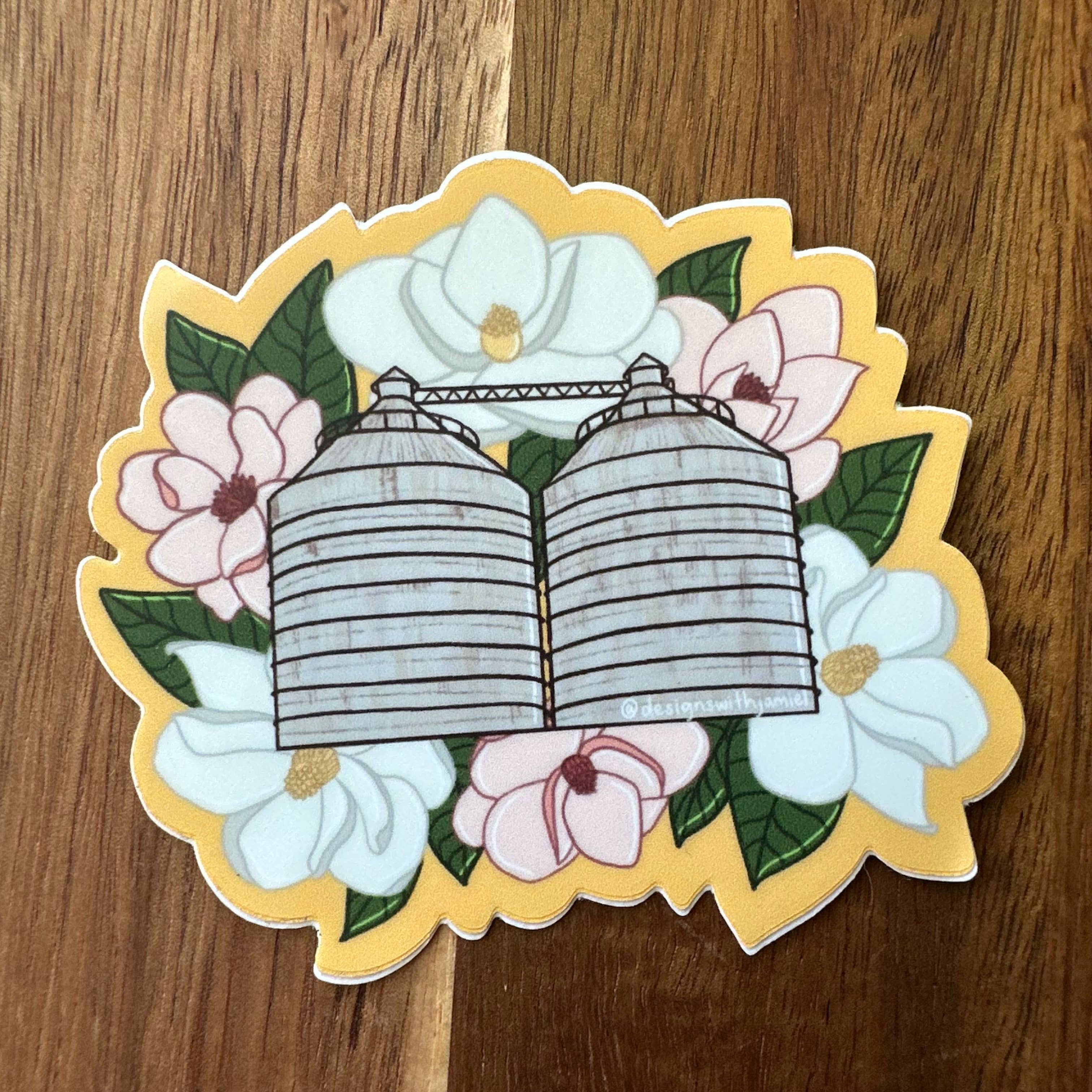 Designs with Jamie – Großhandel Aufkleber – Magnolia Silos Waco Aufkleber2
