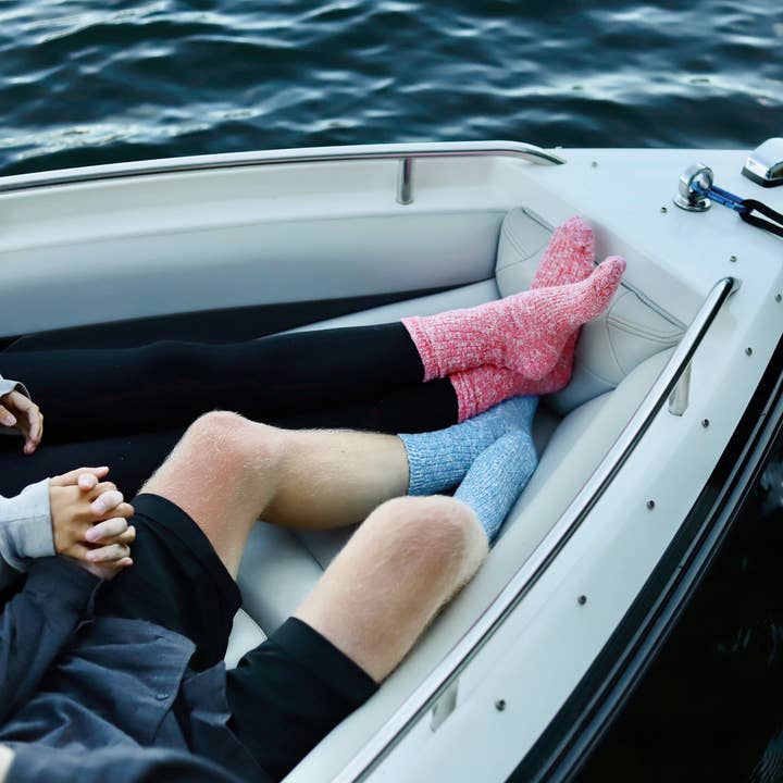 Solmate Socks - Wholesale Socks - Women's - Ragg Socks - Rose | Sustainably Made In The USA