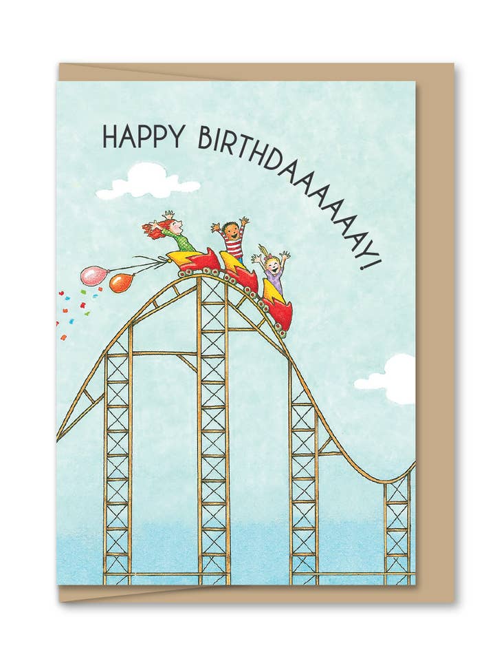 Mini Fødselsdaaaaag | Indhegning-størrelse Fødselsdagskort for engroshandel hos Maginating