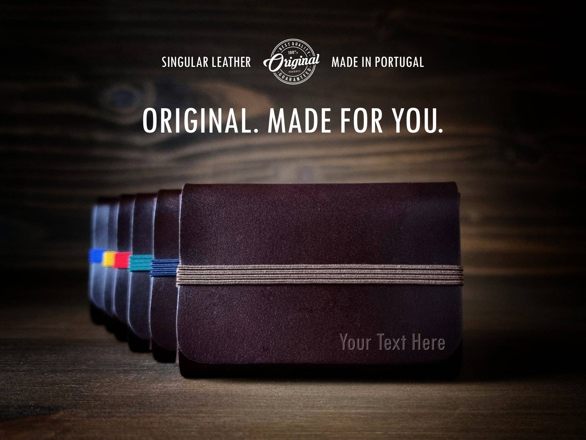 Singular Leather – wholesale Plånbok - Unisex – Mörkbrun Läderplånbok - Minimalistisk och Anpassningsbar0