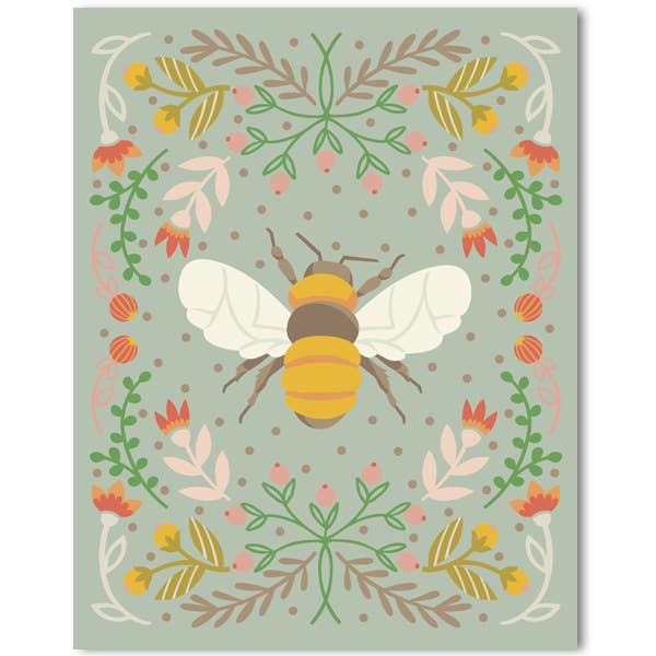 Impresión artística de abeja para venta al por mayor de Helmsie