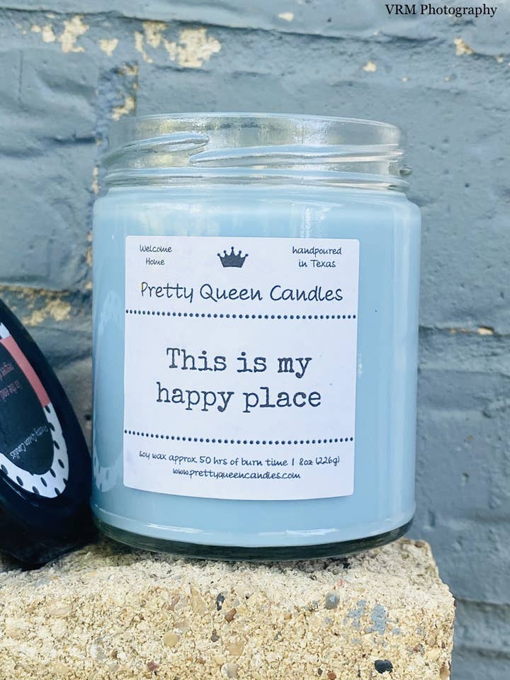 This Is My Happy Place for wholesale by Pretty Queen Candles LLC