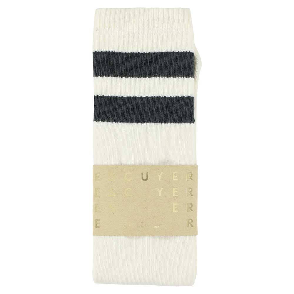 ESCUYER – wholesale Strumpor - Unisex – Unisex Tube Strumpor - Off White/Navy