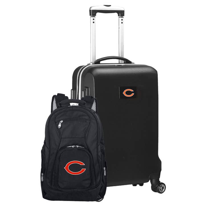 NFL Chicago Bears Deluxe 2 Piece Backpack & Carry-On Set for wholesale by Mojo Licensing
