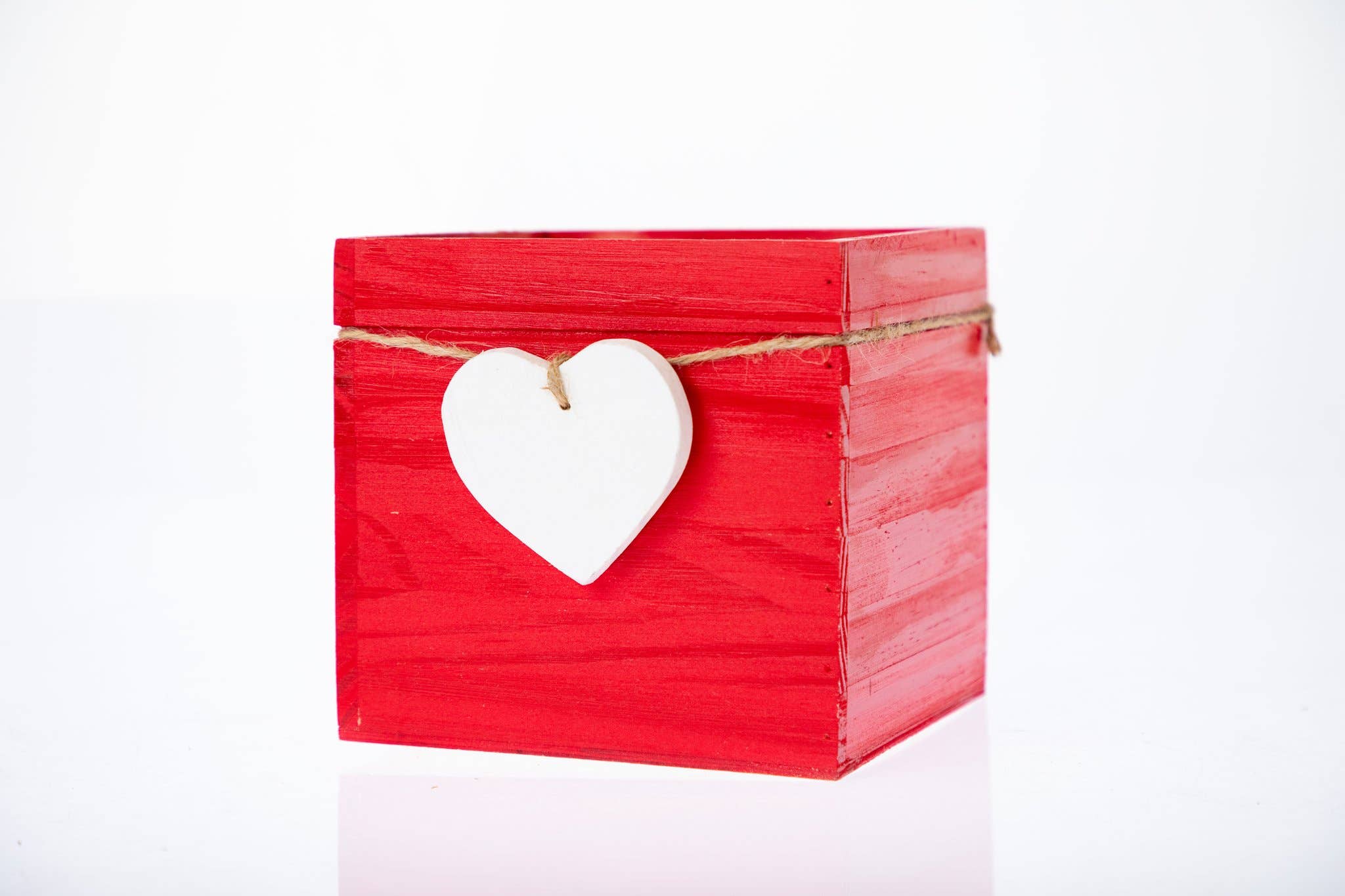 UNIMIX FLORAL - Vente Jardinière - Jardinières en bois/Conteneur - 3 couleurs assorties Cœur Saint-Valentin&Mday4