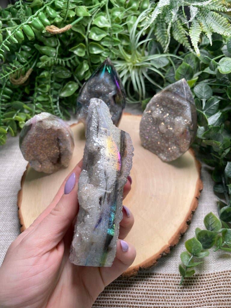 Copper Ashes - Wholesale Spiritual Stone/Crystal - Aura Plated Sphalerite Freeform3