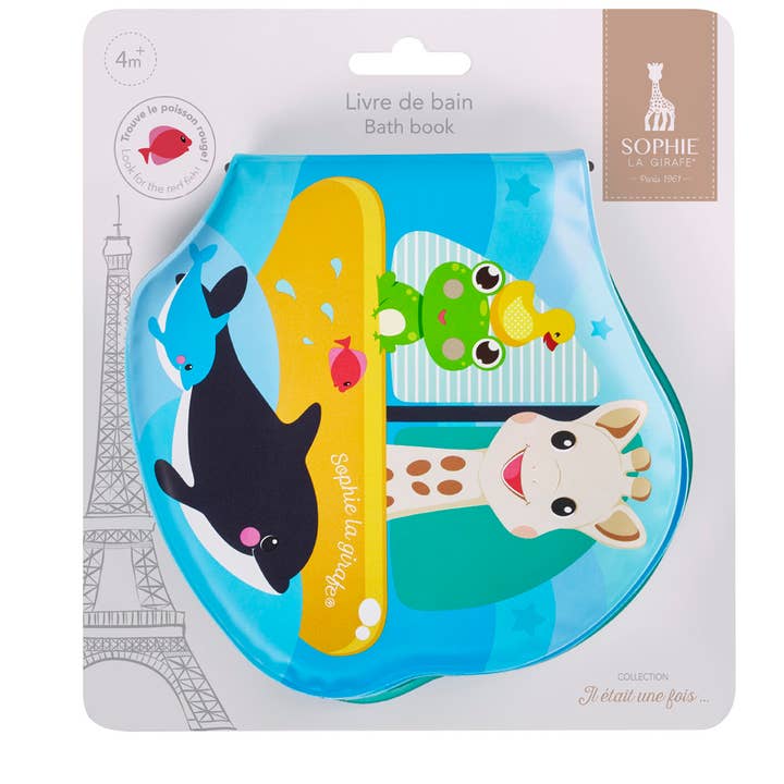 Sophie la Girafe by Calisson Toys. - Wholesale Bath Toy - Baby - Sophie la girafe Bath Book - Baby Toy0