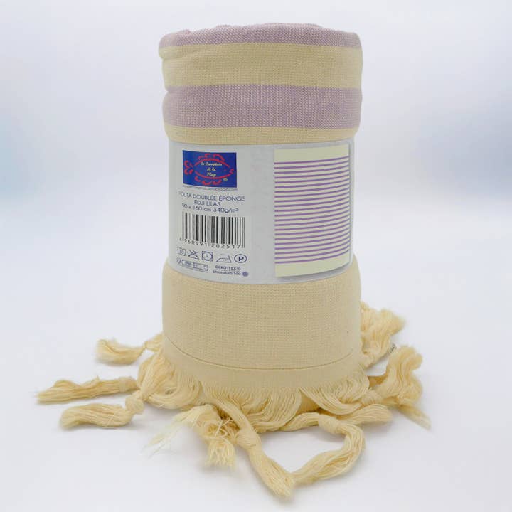 Le comptoir de la plage - Wholesale Beach Towel - Fouta with a sponge lining 90x160 340g/m² - Fidji8