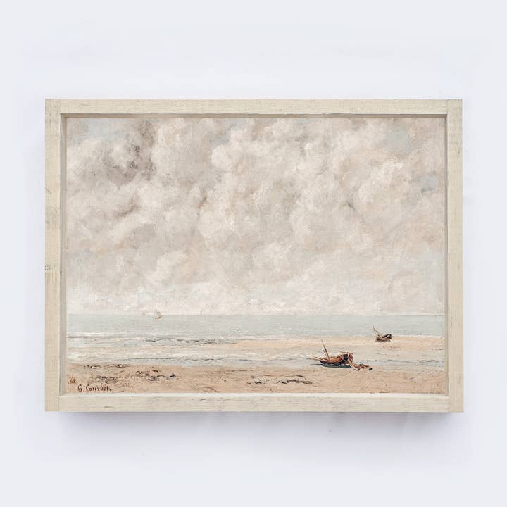 Vintage Print Framed | Seaside A24 for wholesale by Hoekstra Decor