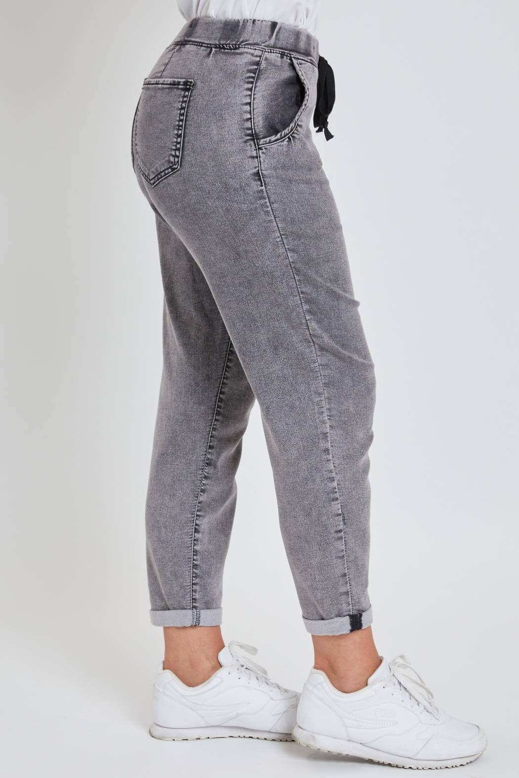 YMI - Wholesale Lounge Sweatpants/Joggers - Women's - Petite Kozy Fit Mid Rise Jogger-PP367645