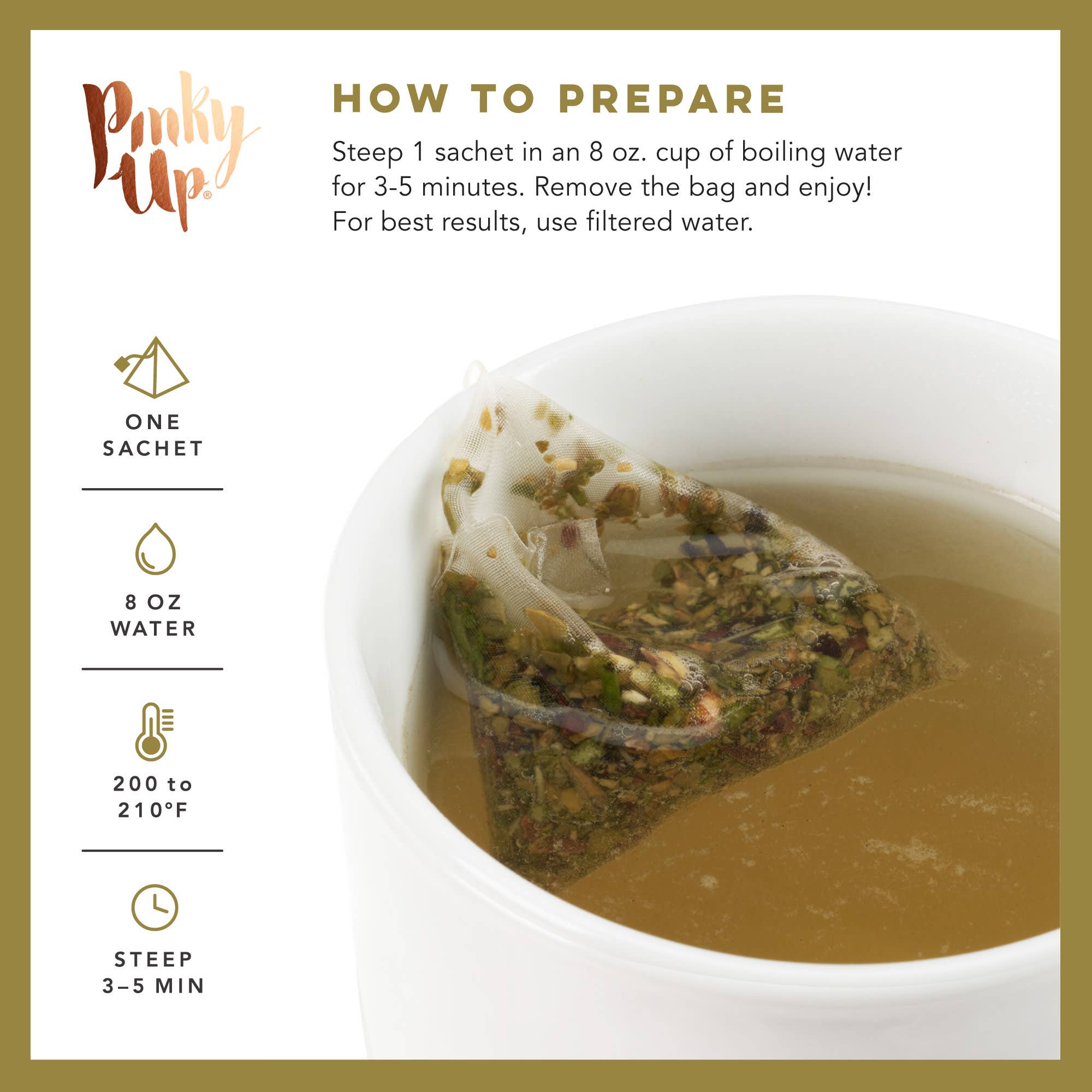 Pinky Up - Vente Sachets de thé - Cacao Maté Yerba Maté 15 Sachets6