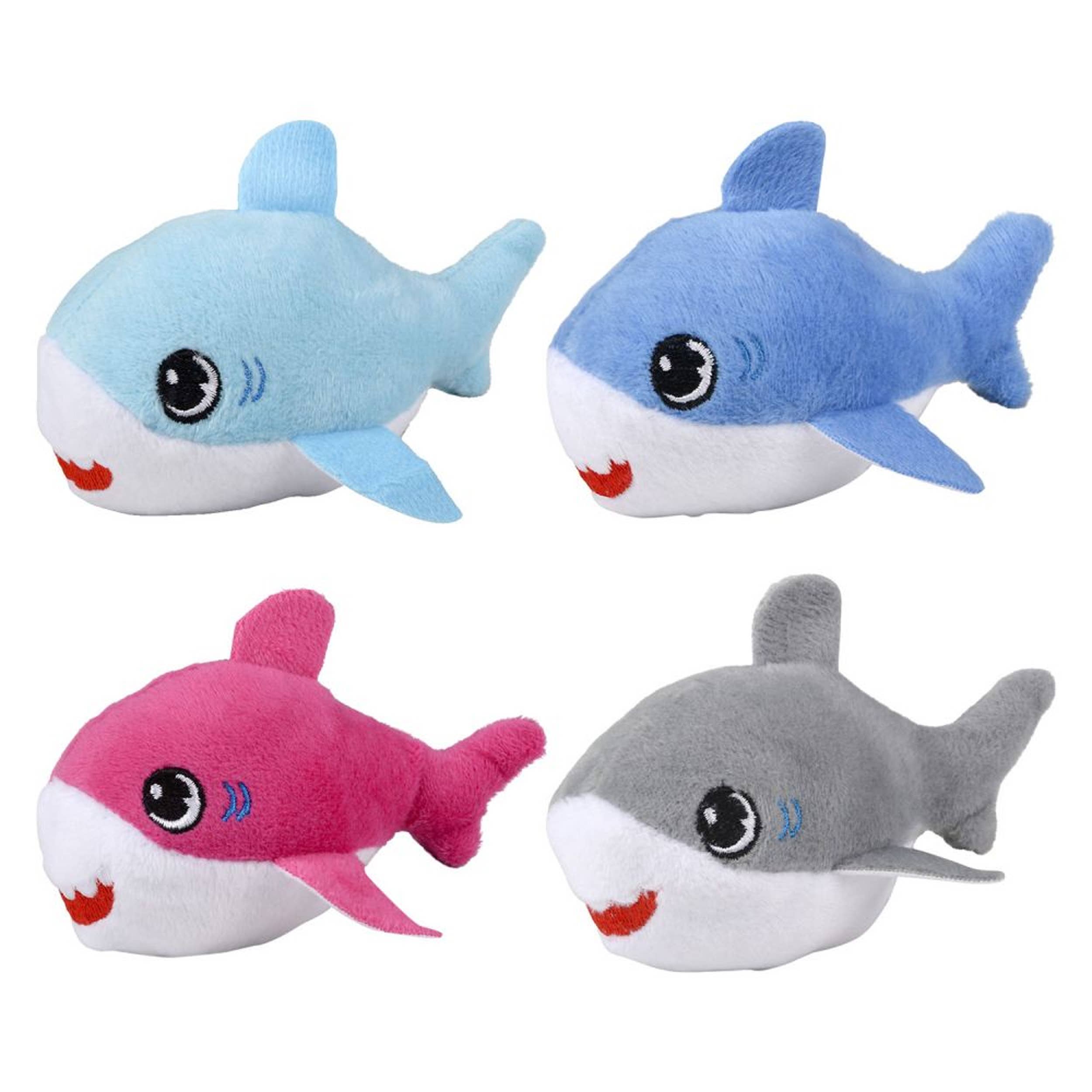 JSBlueRidge Toys - Wholesale Stuffed/Plush Toy - Kids & Baby - Colorful Shark Soft Plush Stuffed Kids Toy- Assorted0