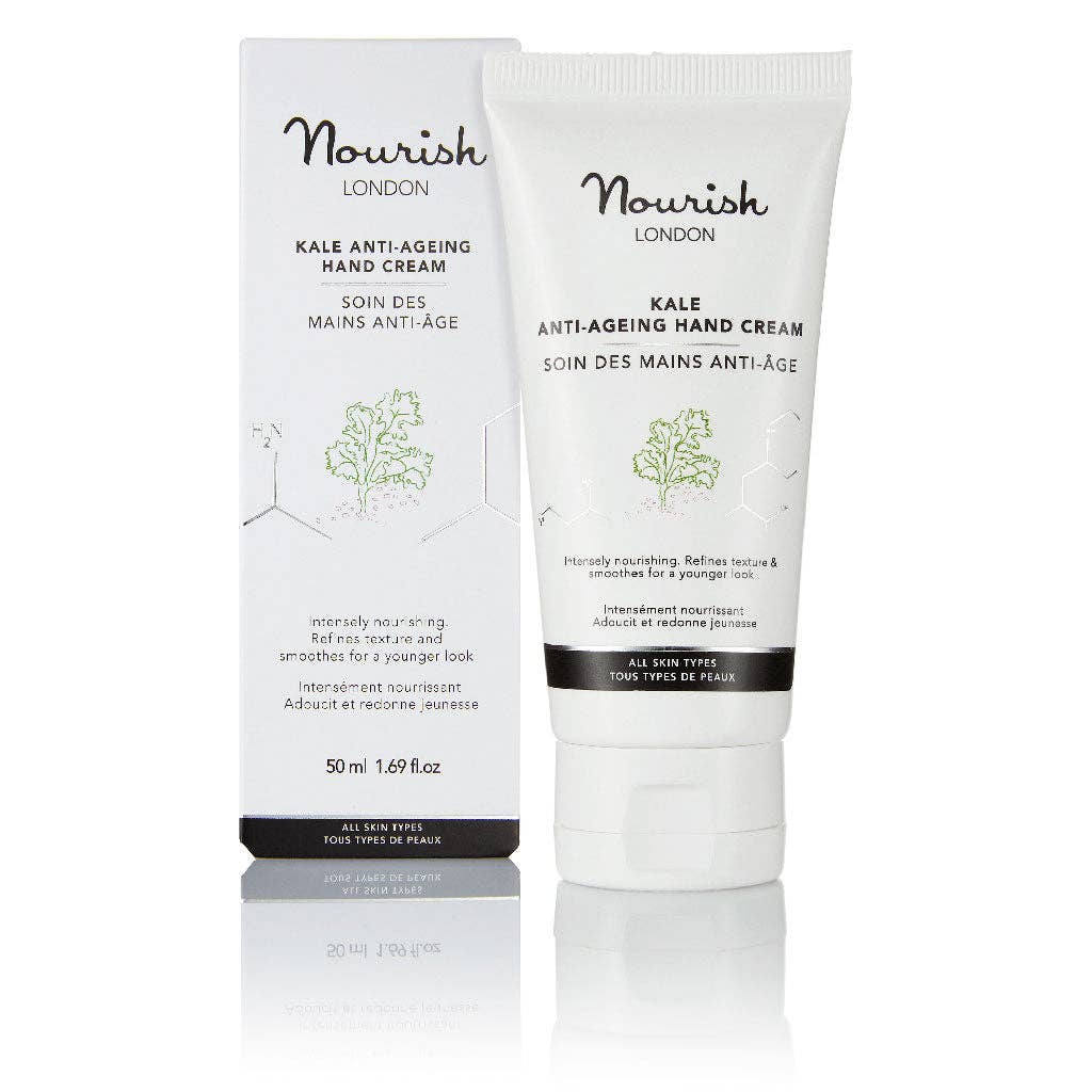 NOURISH LONDON – Creme/loção para as mãos por atacado – Creme de Mãos Anti-Envelhecimento Kale3