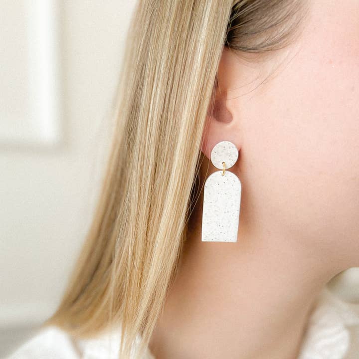 No.8 - "Aria" in White Granite for wholesale by Annie + Alice