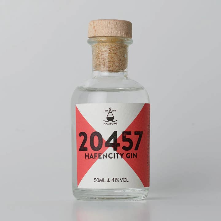 20457 Hafencity Gin 41% Vol. Miniatur 5CL für den Großhandel von Spirit of Hafencity