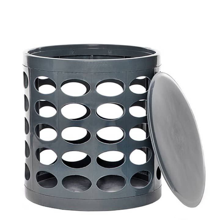 Grijze opbergkruk van OTTO voor wholesale door Otto Storage