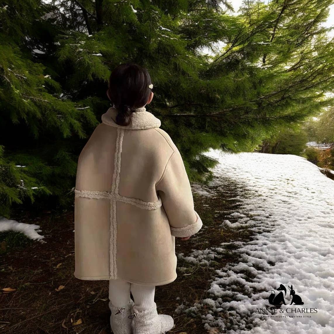 Annie & Charles – Casaco - Crianças por atacado – Casaco infantil de couro ecológico Annie & Charles®8