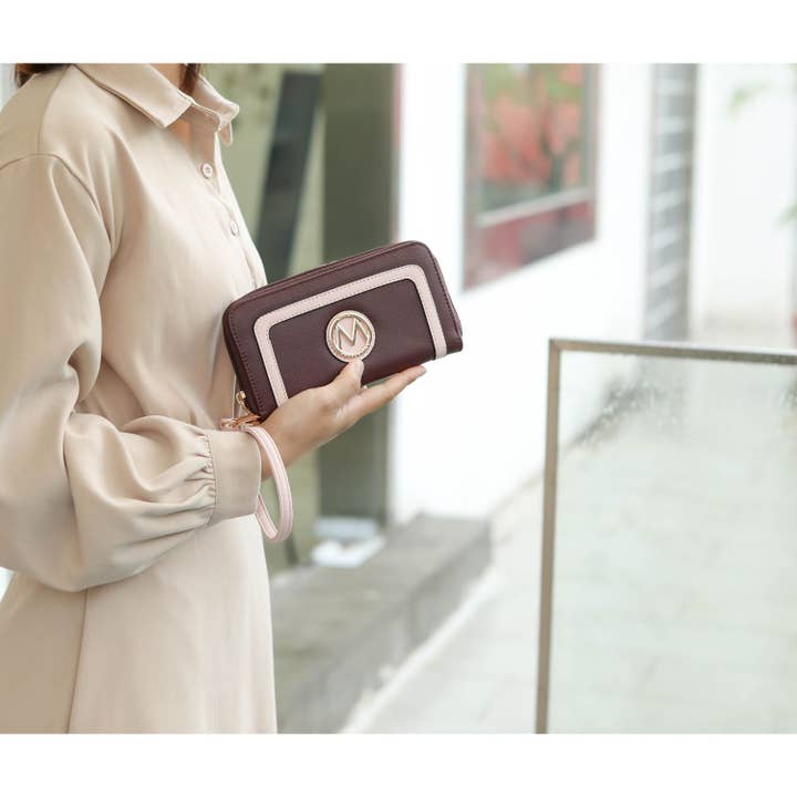 MKF Collection – wholesale Tote bag – Women's – Kioea Tote Hanbag, Wallet And Keyring Set Women by Mia k12