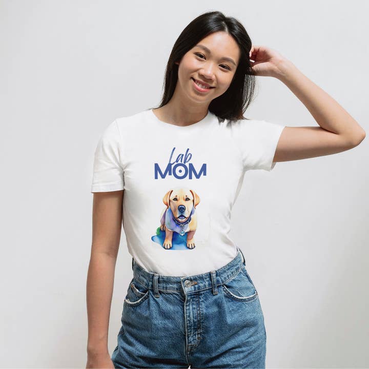 Lab Mom Tee for wholesale by FunnyNikko