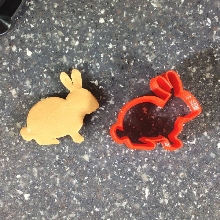Cortador de fondant de biscoito de coelho por atacado de CookieCutterSupply