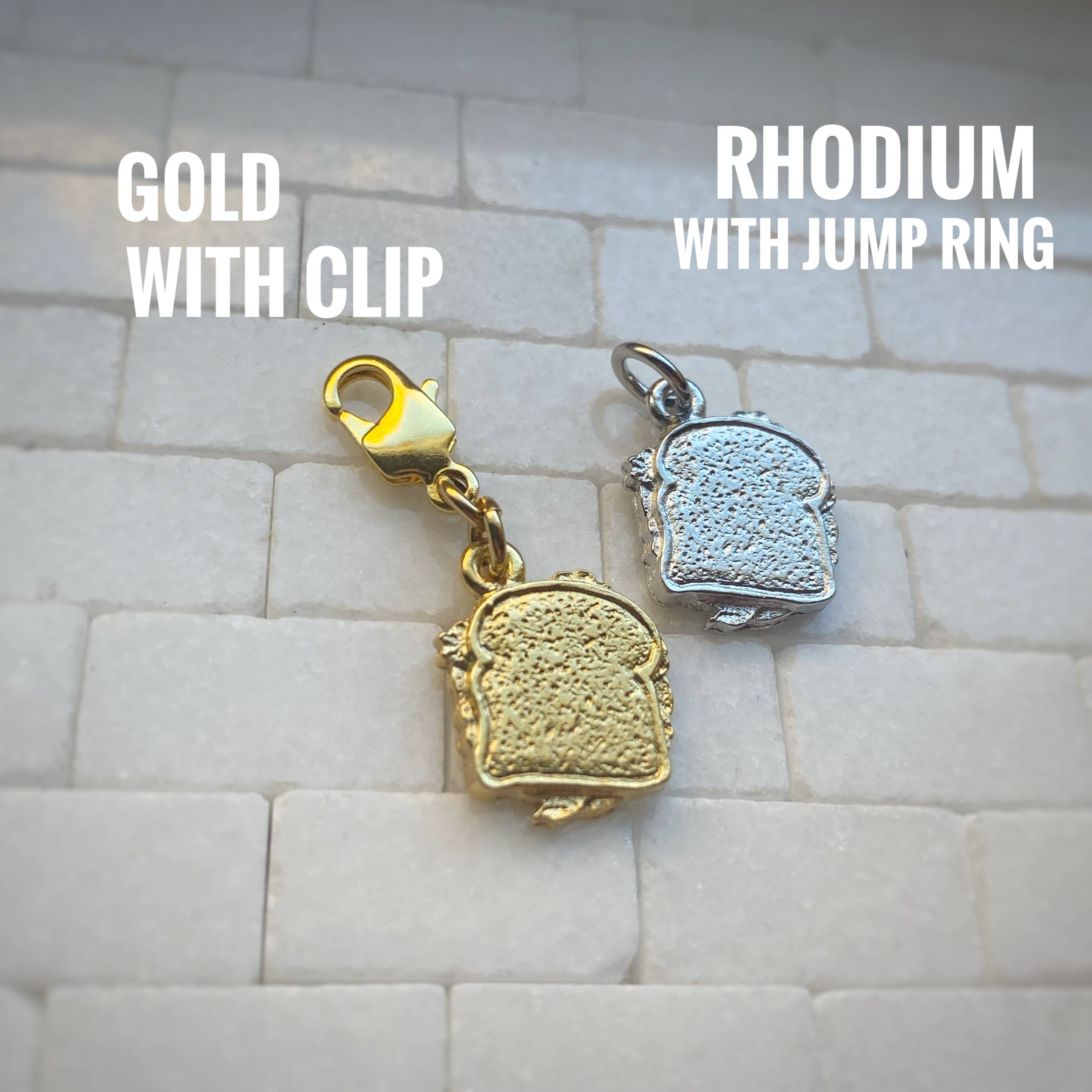 A.Marie Costumes - Wholesale Individual Charm/Pendant - Garlic Wine Cone Chips Dumpling Fries Bread Snack Food Charm3