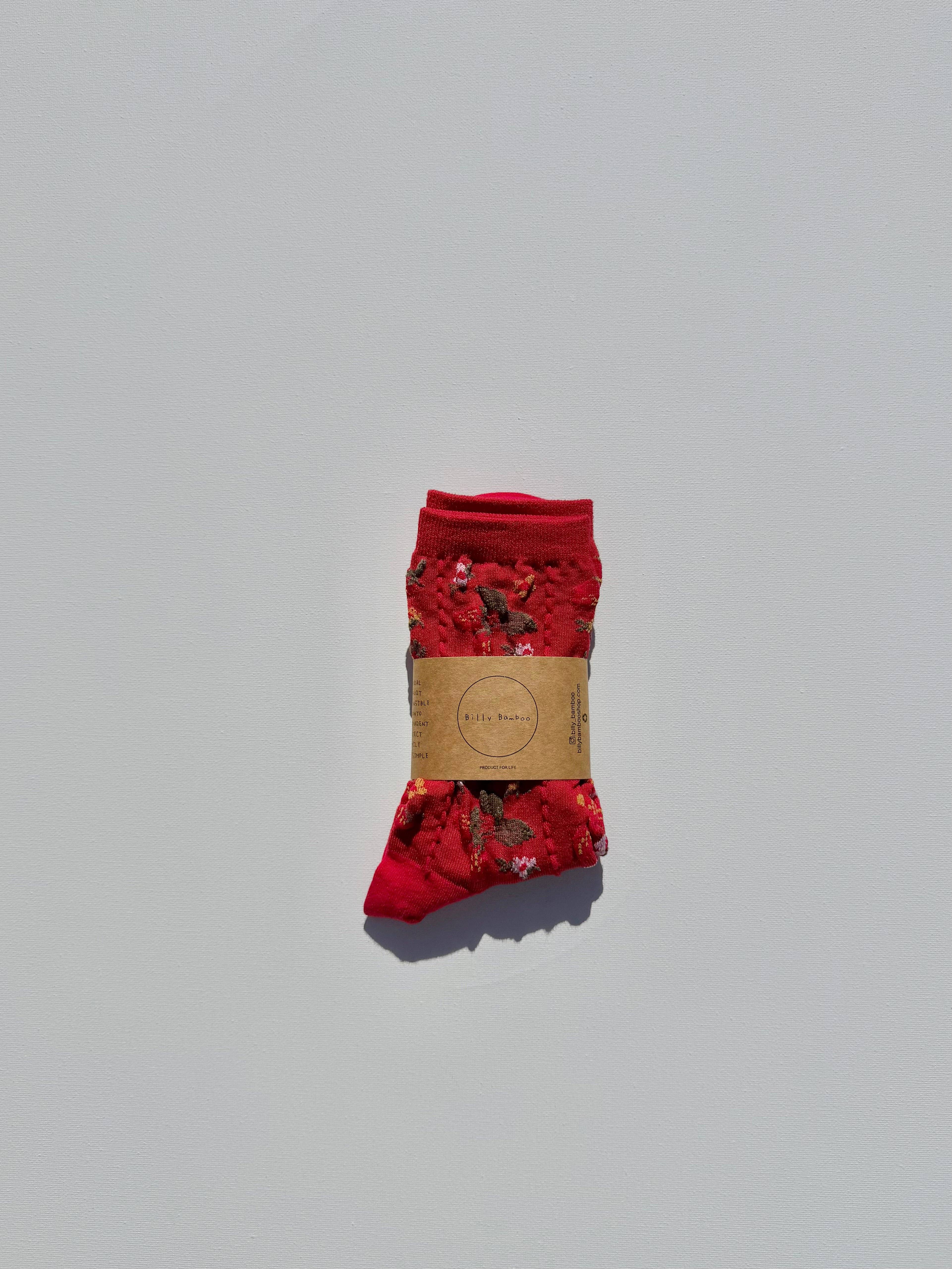 Billy Bamboo - Wholesale Socks – Women's - STRAWBERRIES SOCKS3