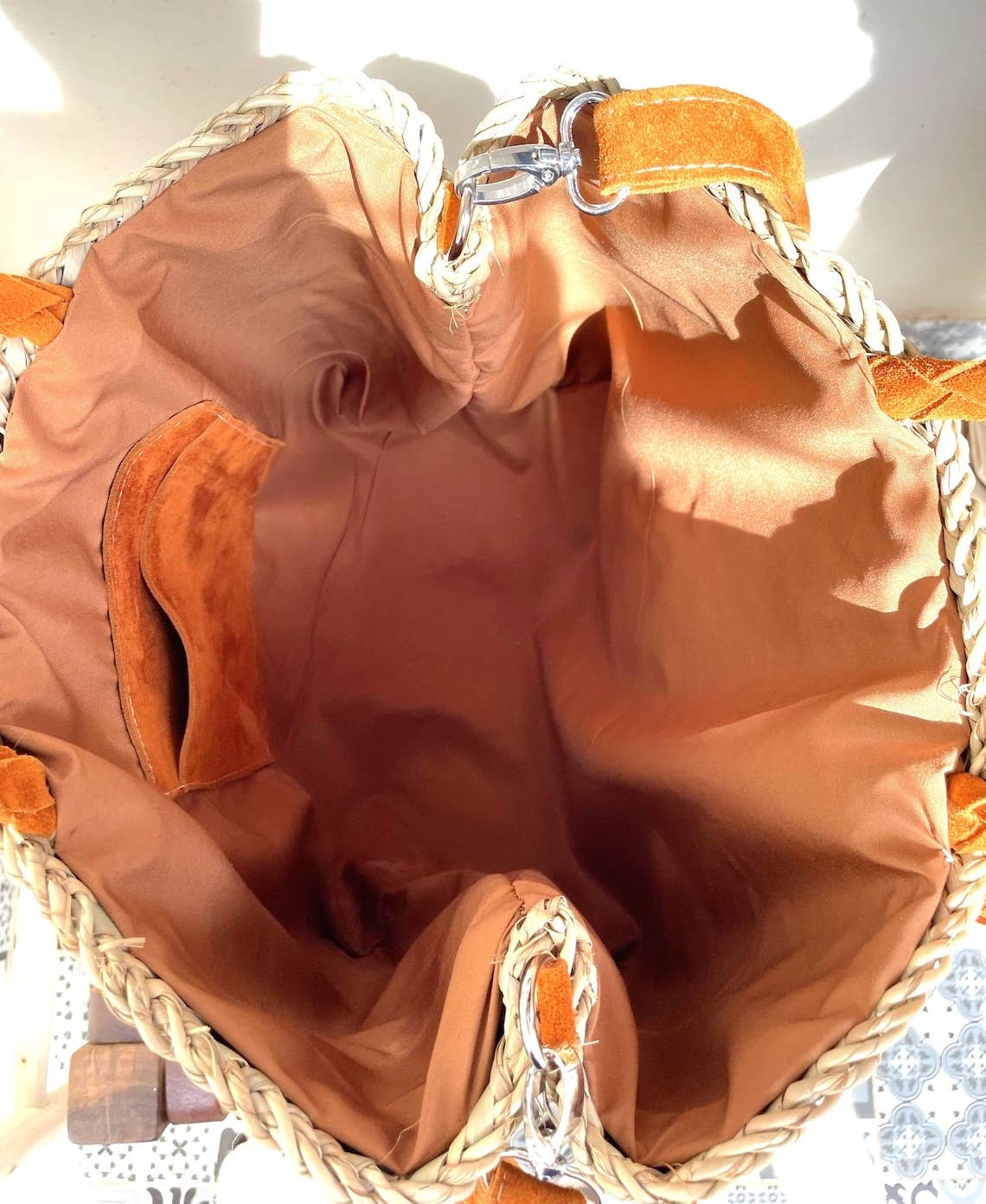 martitec – wholesale Strandväska – Korgväska med flätade mockahandtag och shoppingväska3