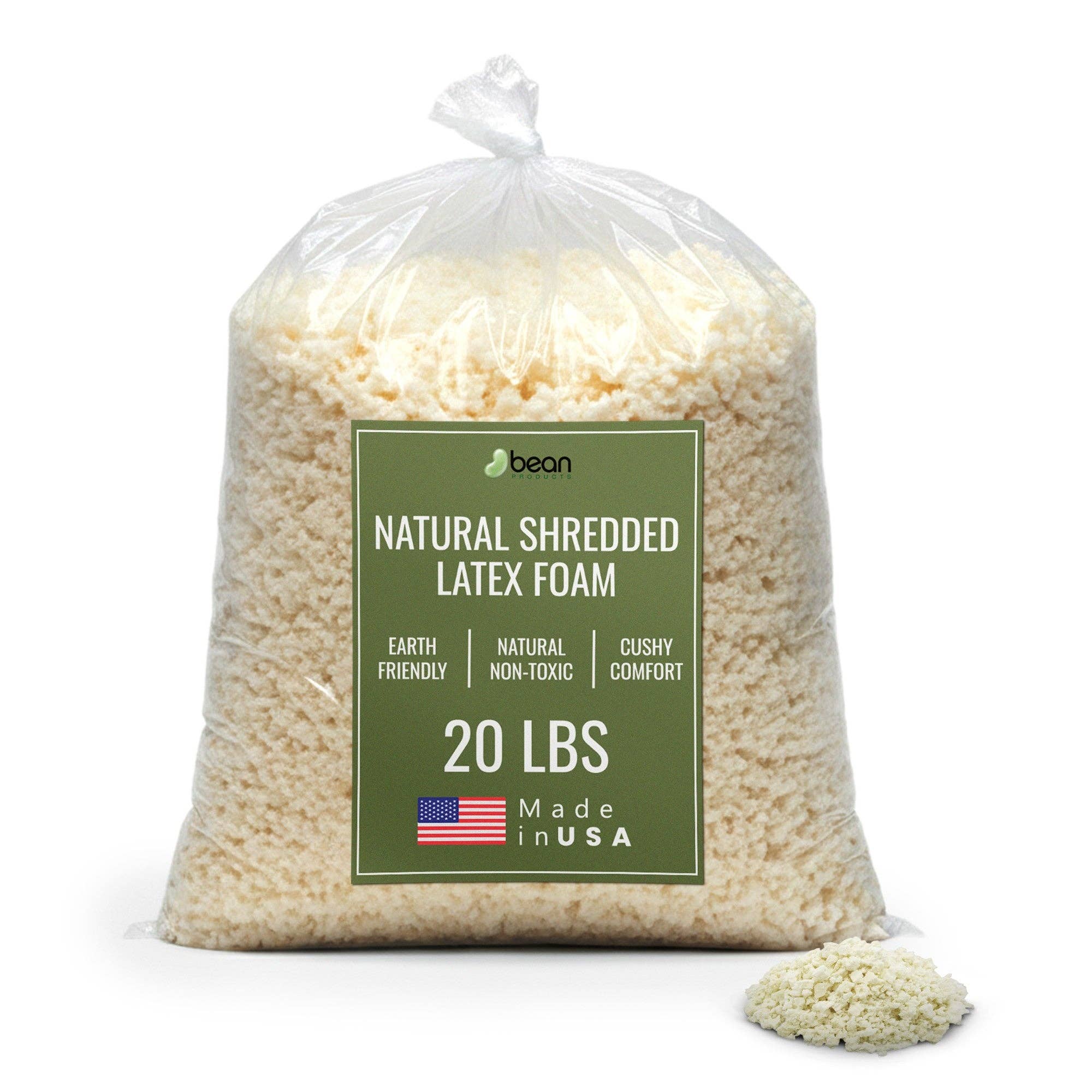 Bean Products - Wholesale Bath Soak/Milk - Organic Latex Foam Fill (Shredded)4