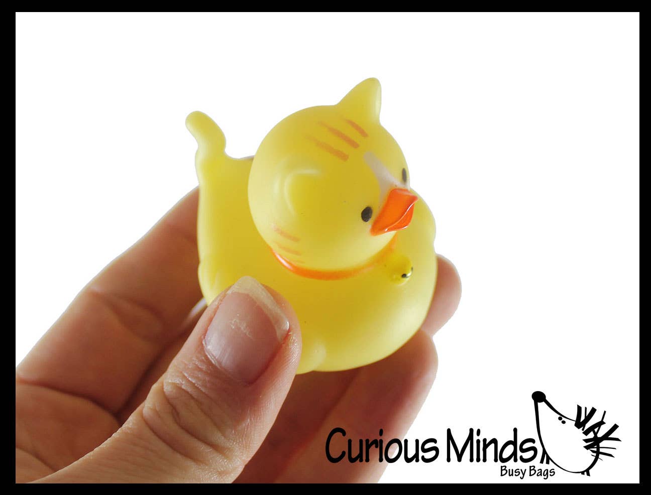 Curious Minds Toys – wholesale Bath toy – Baby – 1 Cute Spring Animal Shaped Kawaii 2" Rubber Ducks - Rubber 1