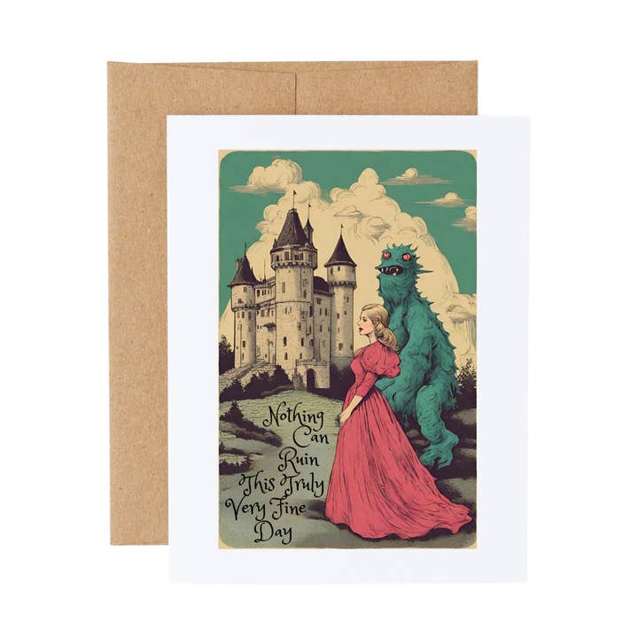 Fantasy Prinsesse og Monster Opmuntringskort for engroshandel hos Cryptic Paper Co.