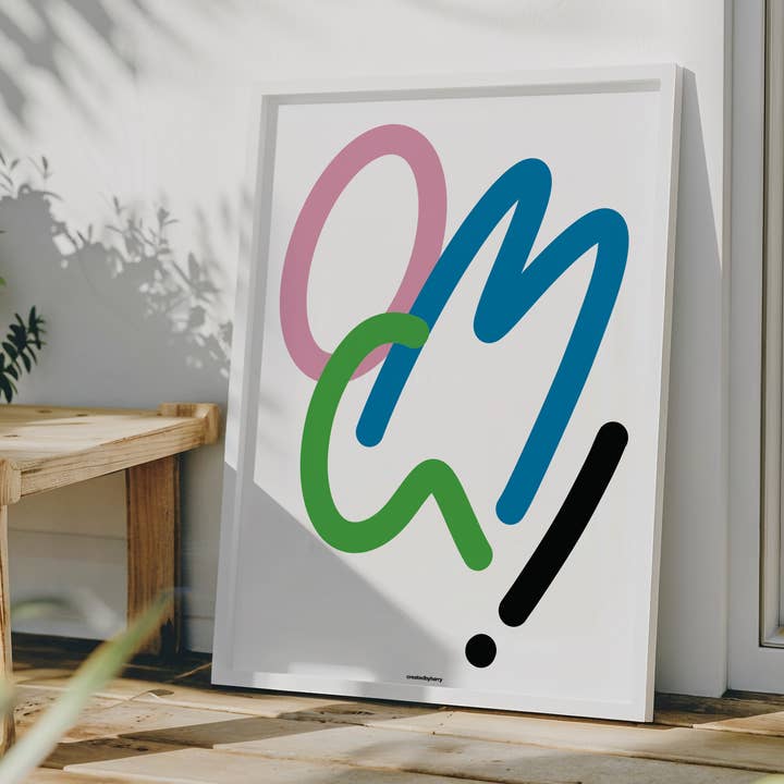 Createdbyharry - Wholesale Art Print - OMG! Print3