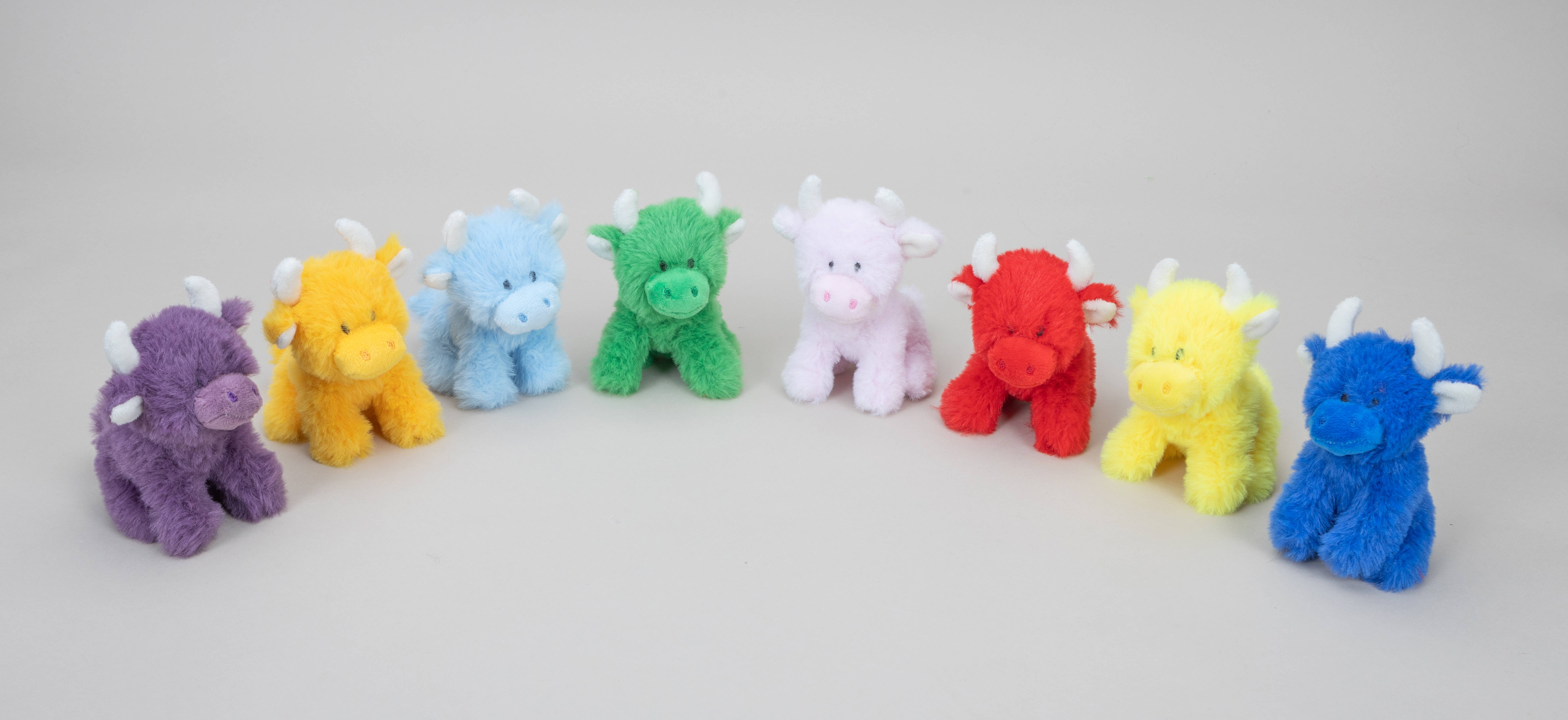 Jomanda Soft Toys & Accessories – wholesale Stuffed/plush toy – Kids & baby – Dark Blue Mini Highland COOllectible Cow Plush Toy   3