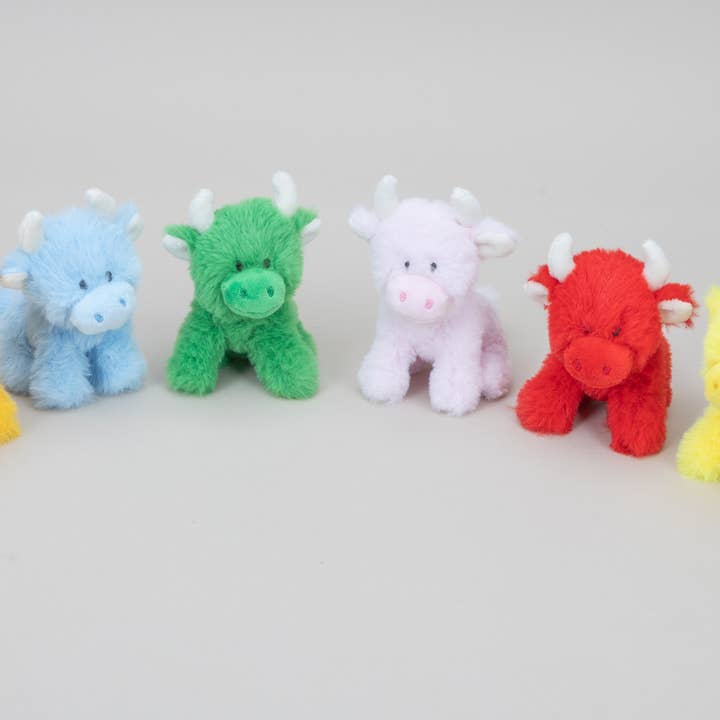 Jomanda Soft Toys & Accessories – wholesale Stuffed/plush toy – Kids & baby – Dark Blue Mini Highland COOllectible Cow Plush Toy 3