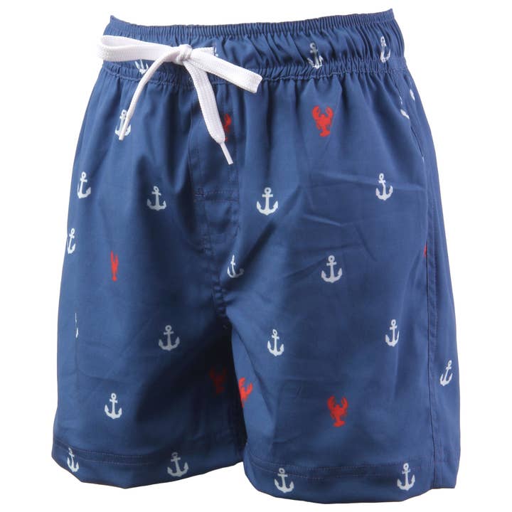 Wes and Willy Boy's Anchors & Lobsters Trunk for wholesale by Wes and Willy