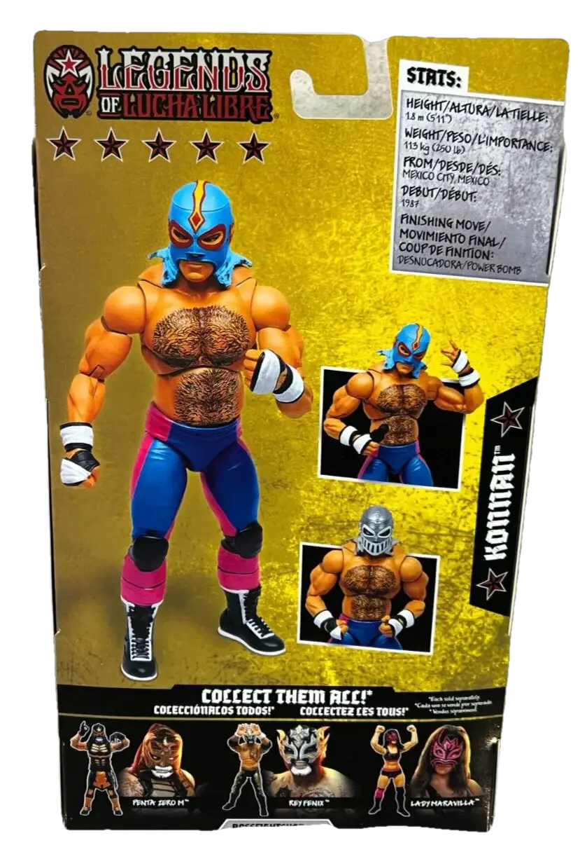 Boss Fight Studio Llc - Wholesale Figurine Toy - Kids - Legends of Lucha Libre - Premium Collector Action Figure - Wave 2 - KONNAN3