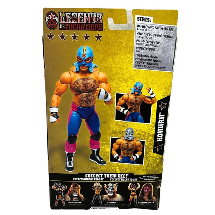 Boss Fight Studio Llc - Wholesale Figurine Toy - Kids - Legends of Lucha Libre - Premium Collector Action Figure - Wave 2 - KONNAN3