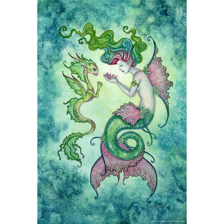 Magie unter dem Wasser von Amy Brown Wandkunst für den Großhandel von Gotham Gifts