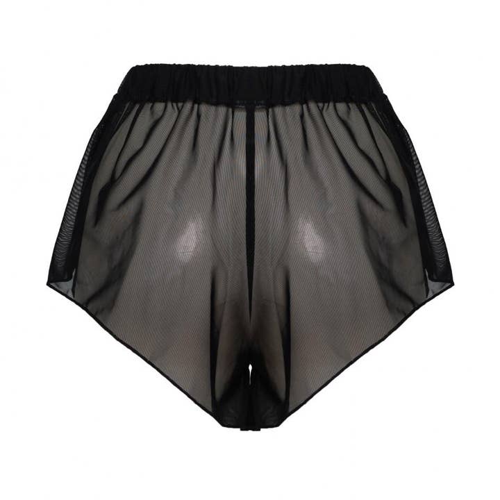 Short de nuit transparent en maille pour femme pour la vente par Don't Look Brand